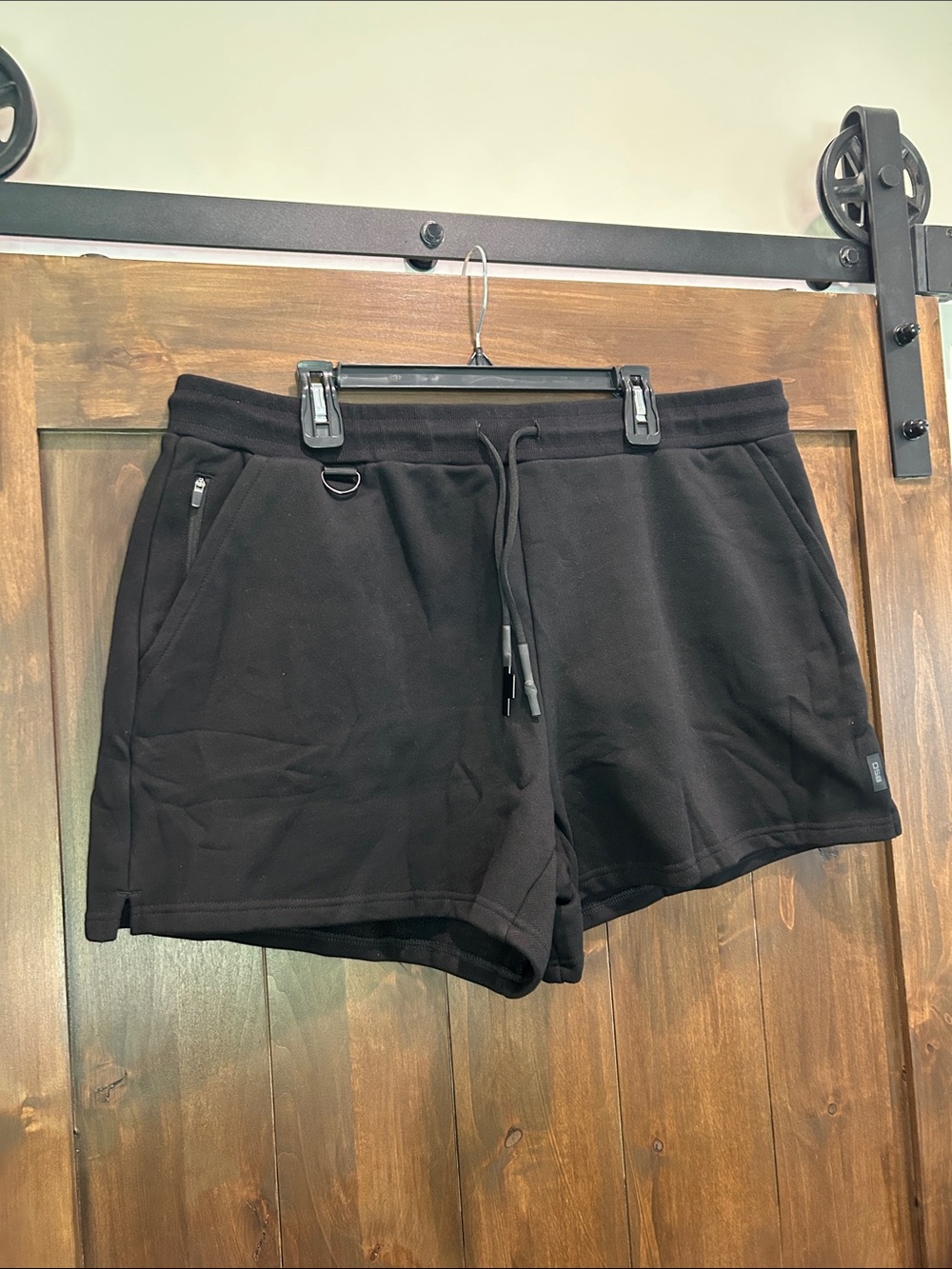 M278 NWT OSB Men's Black Casual Drawstring Shorts 5in - size 3XL